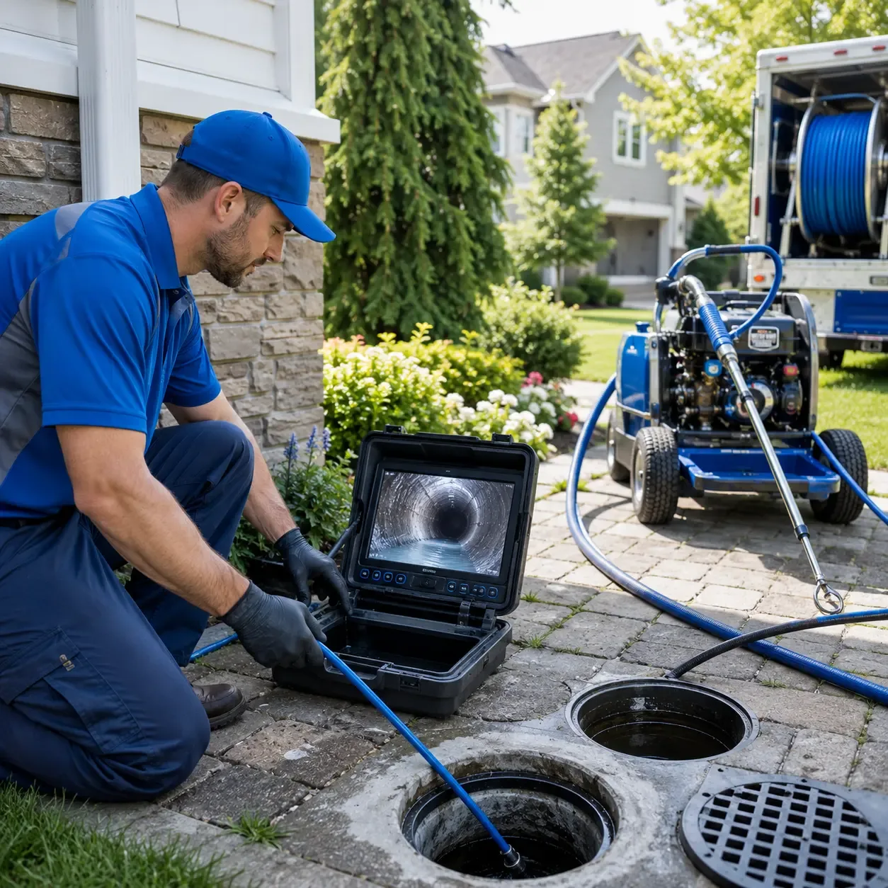 Outdoor drain cleaning professionals serving Honobia, OK