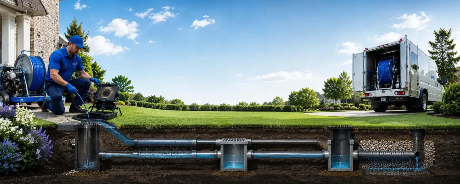 Outdoor drain cleaning information for Honobia, OK